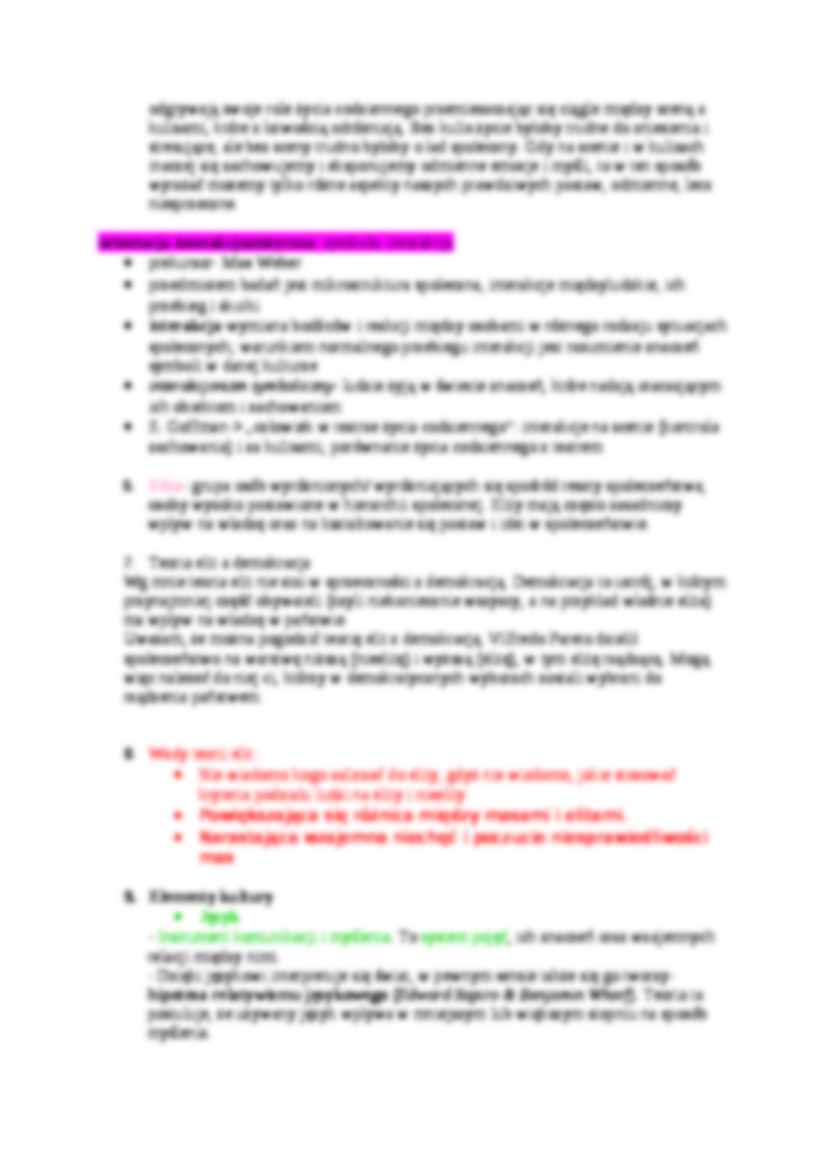 Socjologia - definicje, zagadnienia - strona 3