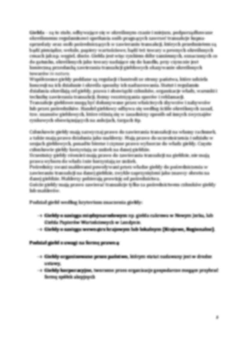 Rodzaje transakcji giełdowych - strona 2