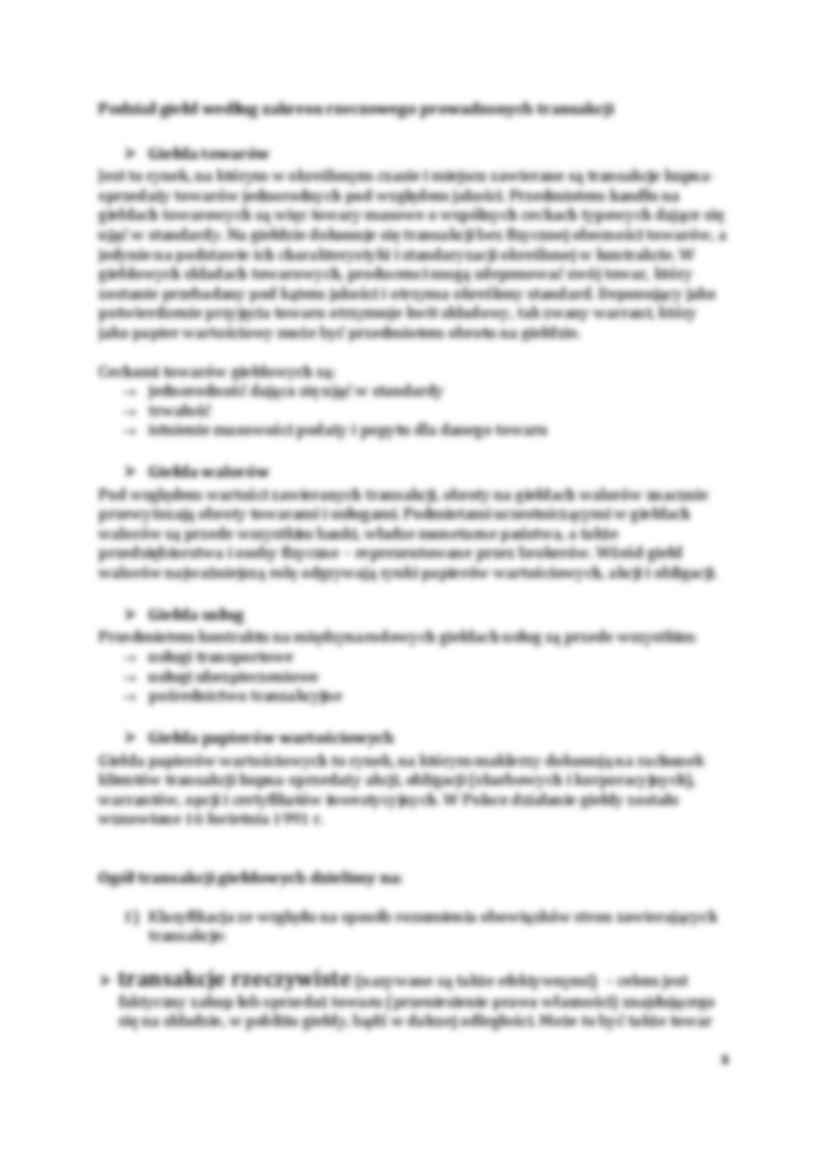 Rodzaje transakcji giełdowych - strona 3