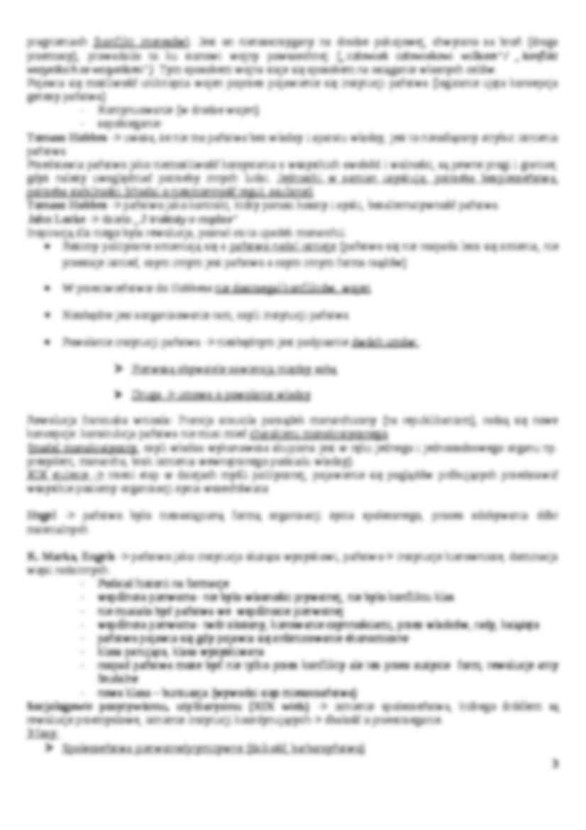 Teoria polityki wykłady - strona 3