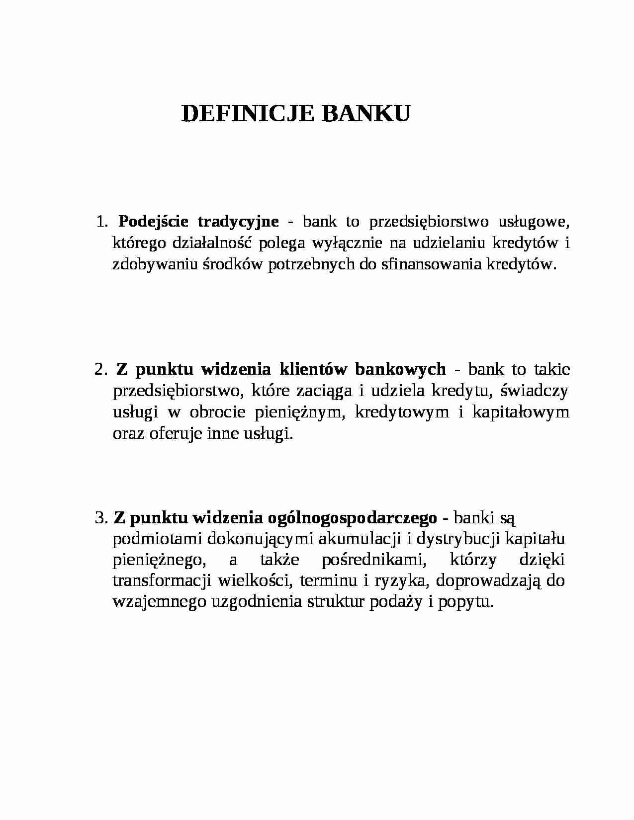 Makroekonomia - banki  - strona 1