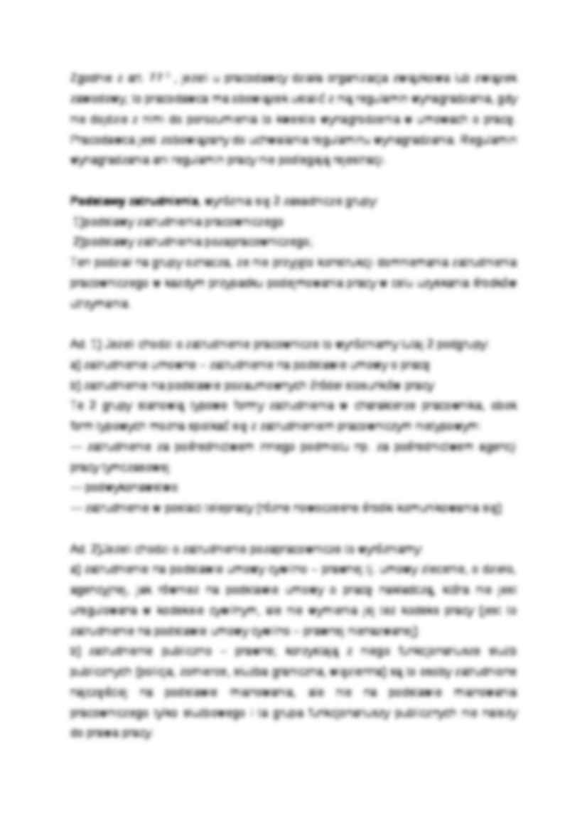 Prawo pracy - źródła prawa, podstawy zatrudnienia - strona 3