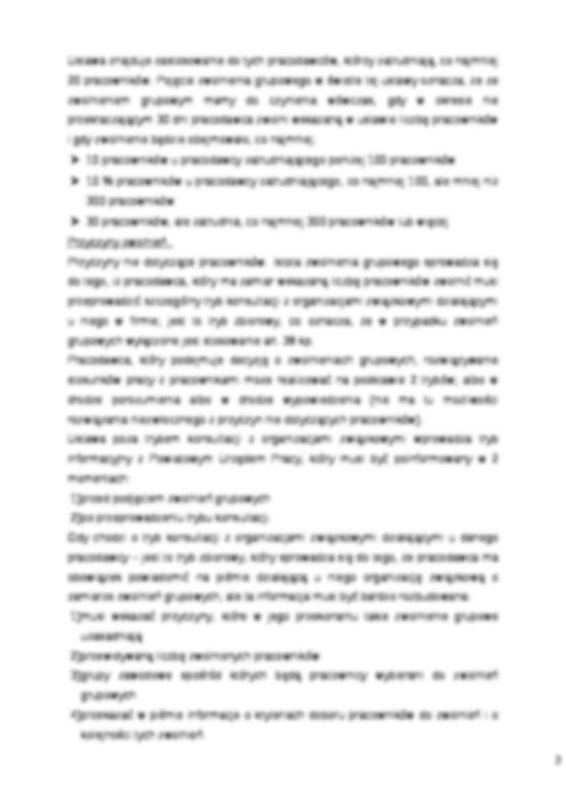 Prawo pracy - zwolnienia - strona 2