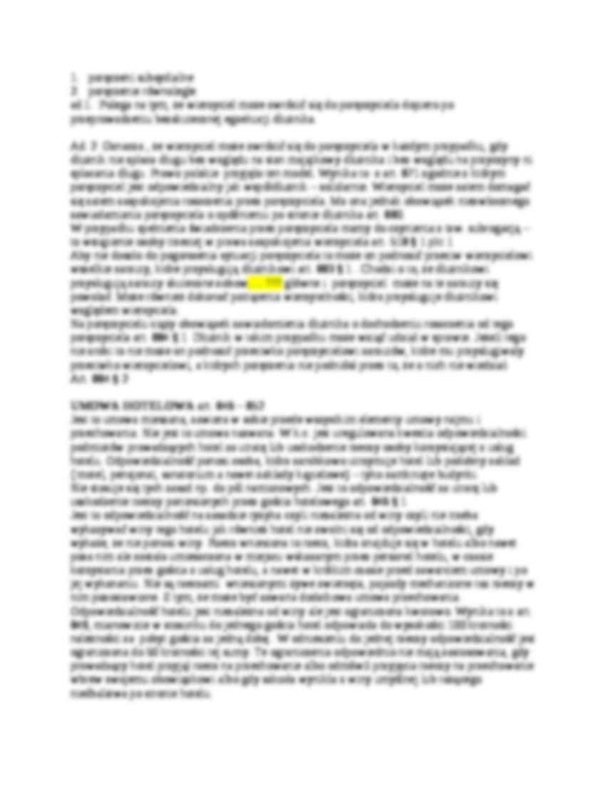 Prawo cywilne, umowy - wykład VI, VII - strona 3