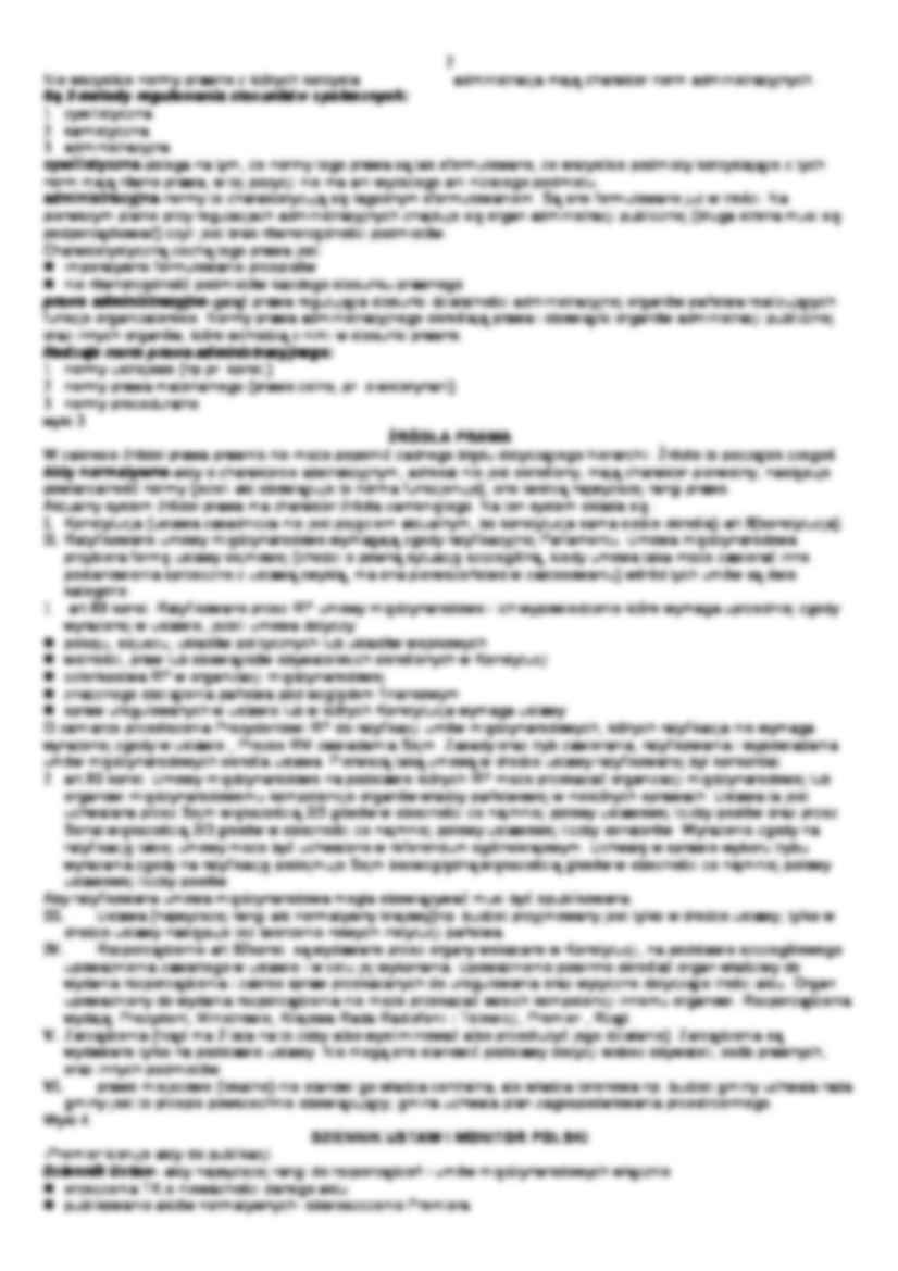 Prawo administracyjne - komplet wykładów - strona 2