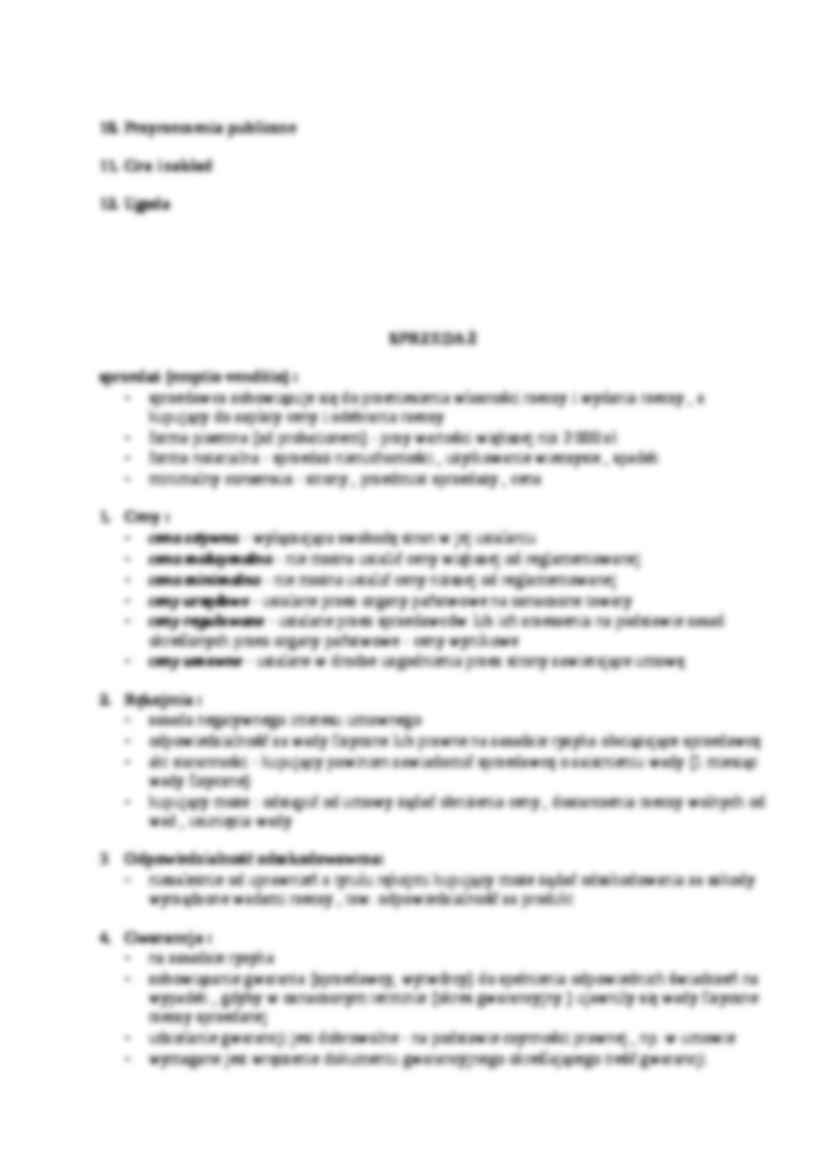 Prawo cywilne - rodzaje umów - strona 2