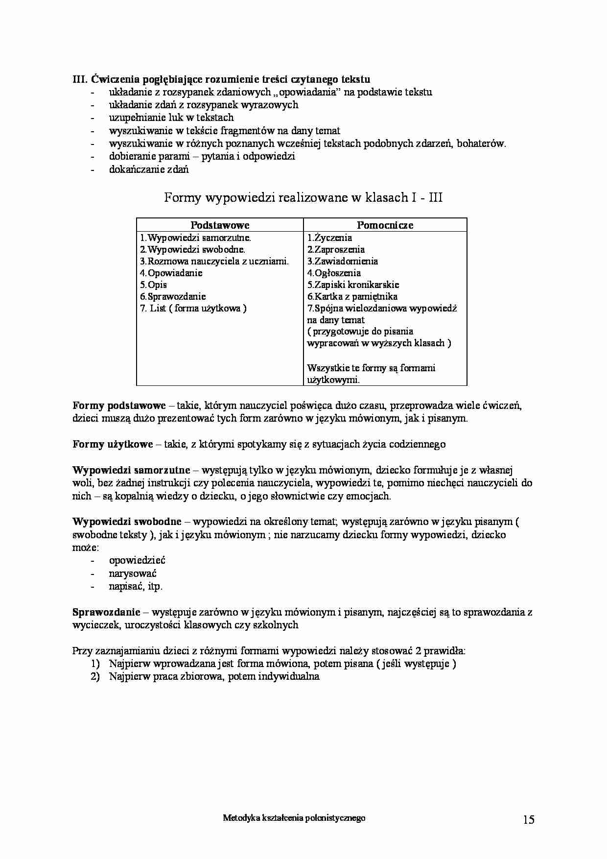 Polonistyka część 2 - strona 1