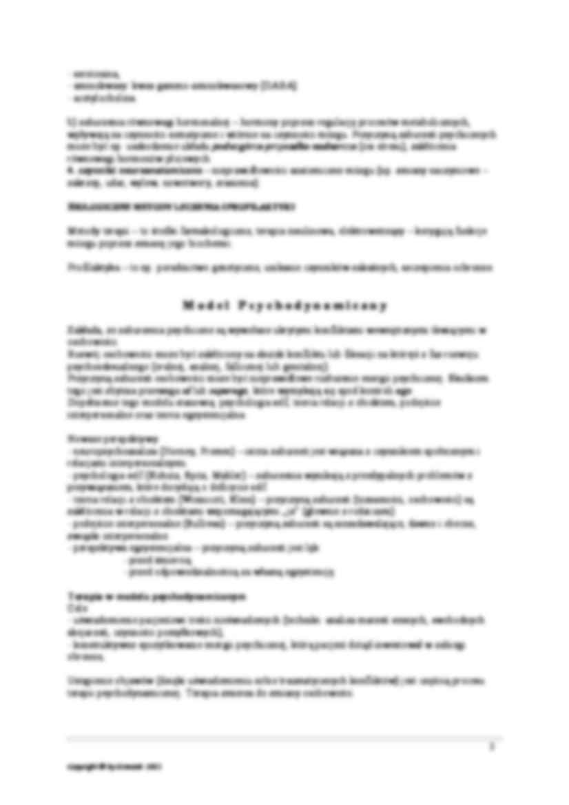 Psychiatria część 1 - strona 3