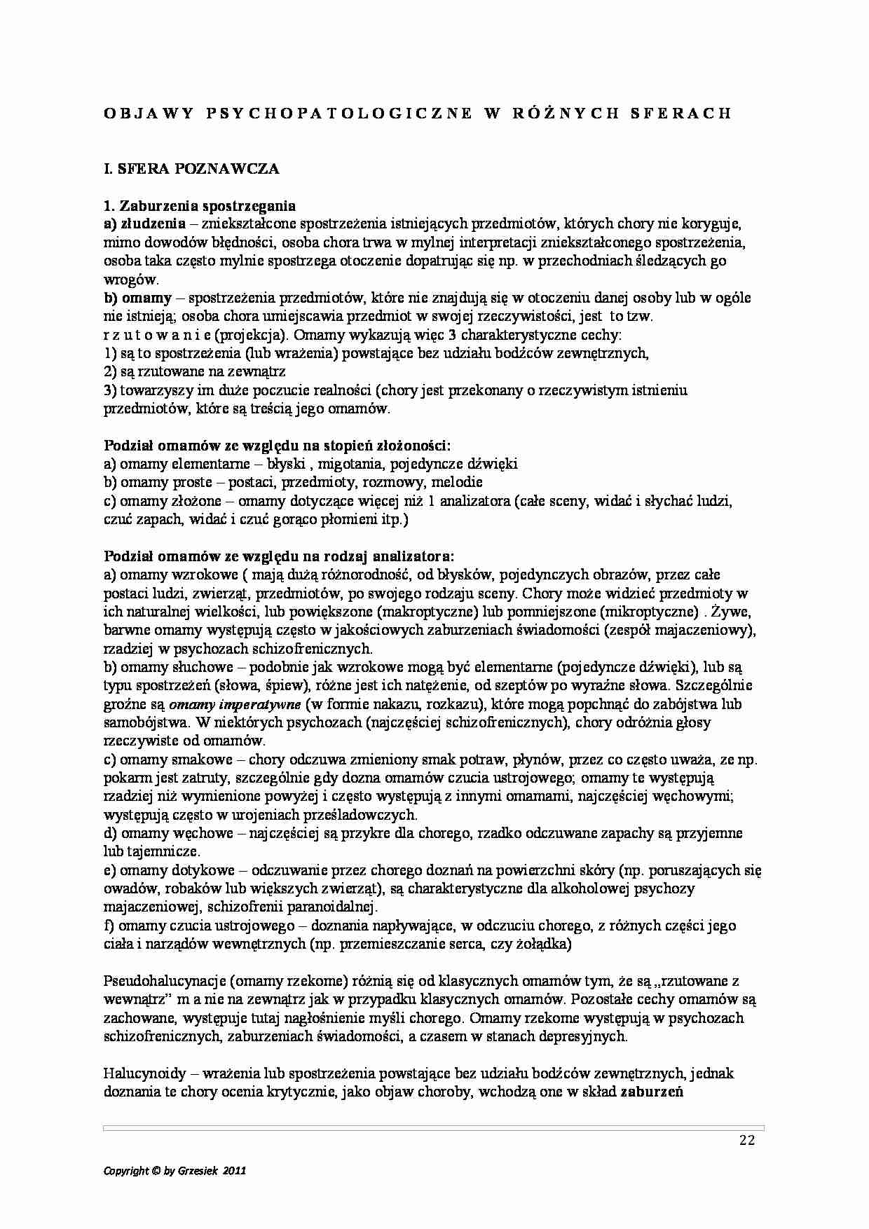 Psychiatria część 3 - strona 1