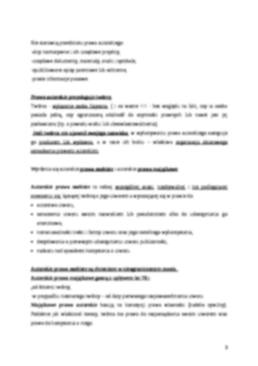 Ochrona Własności intelektualnej - referat - strona 3