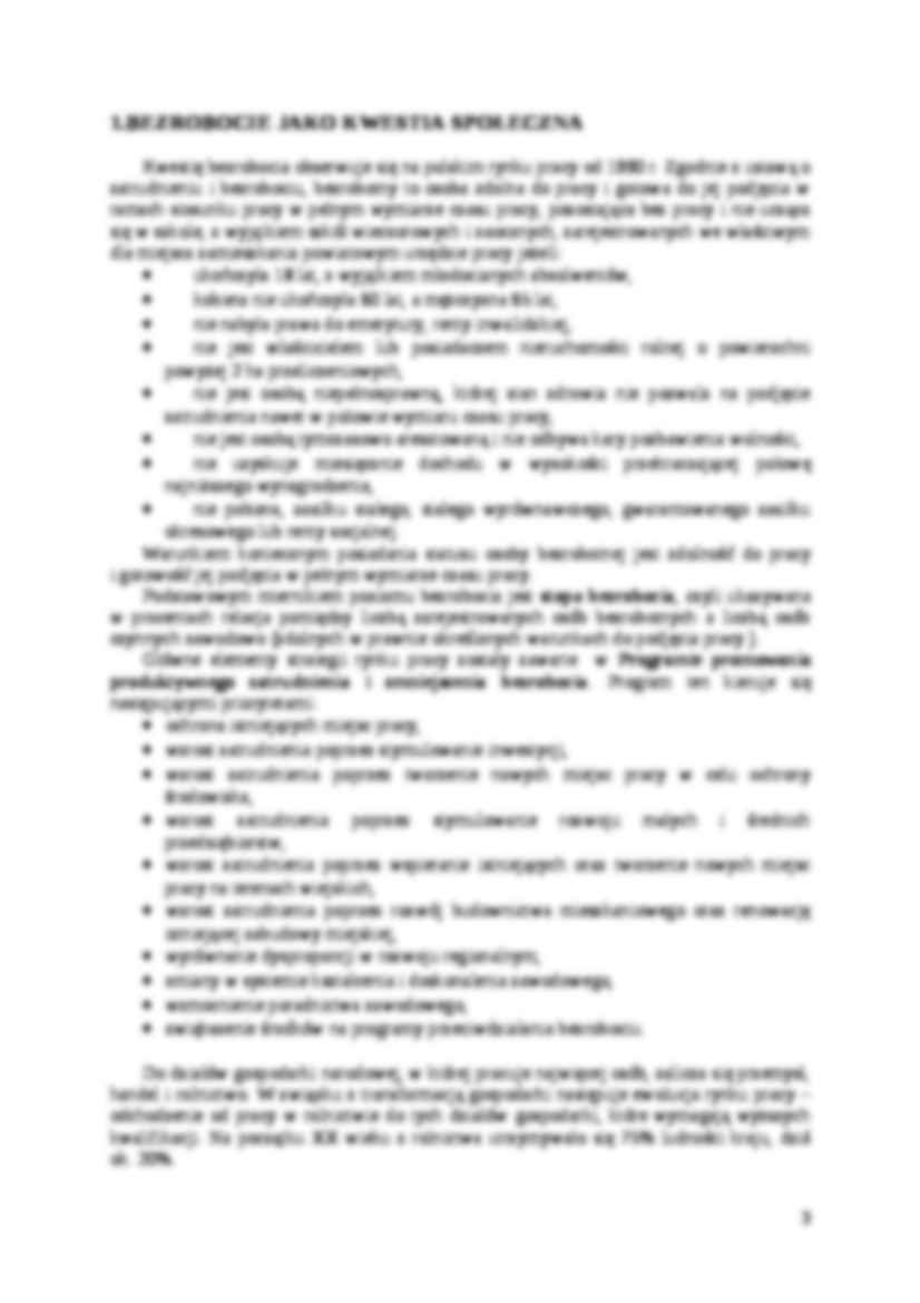 Opracowane zagadnienia z polityki społecznej - strona 3