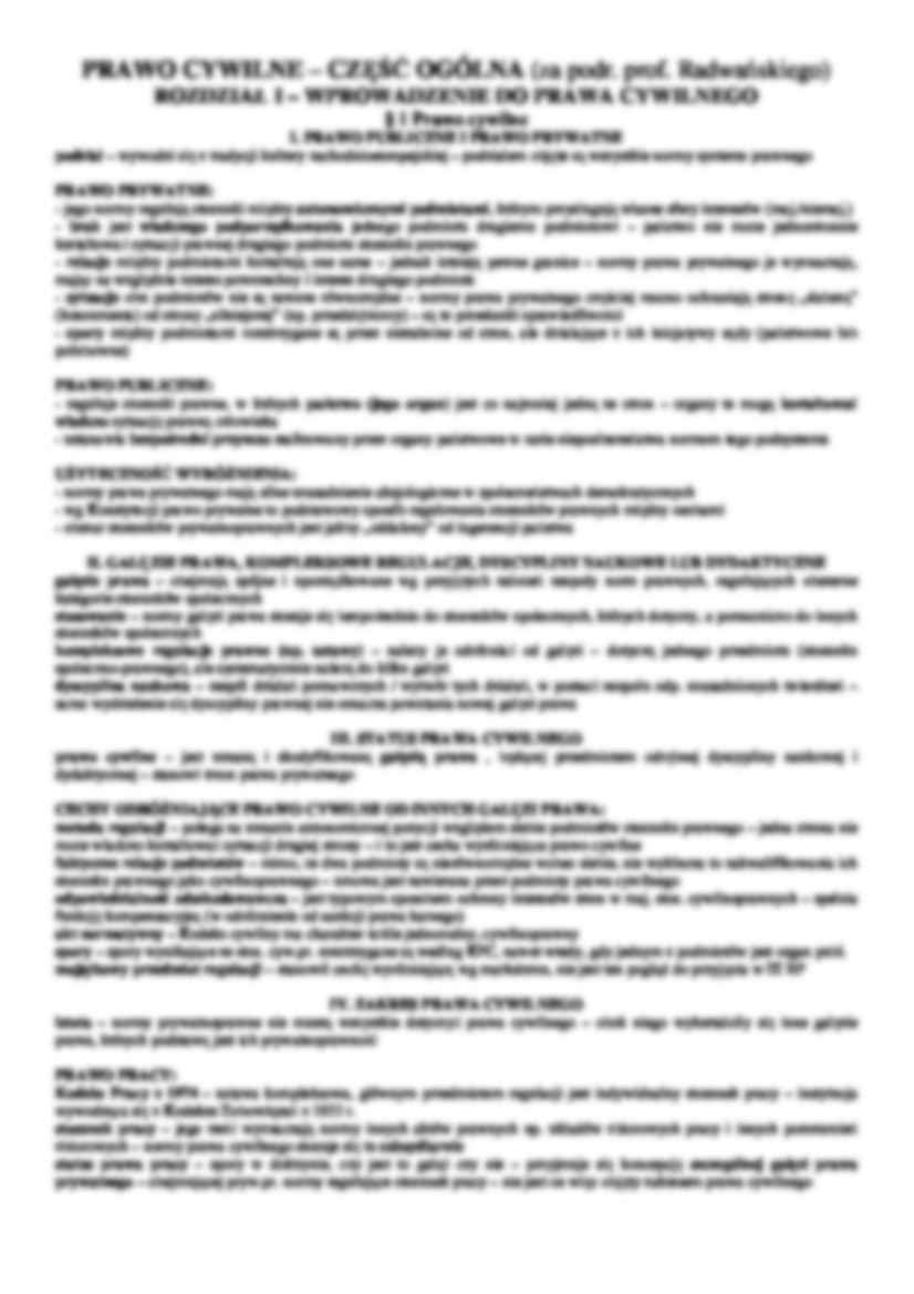 Prawo cywilne - skrypt - prawo podmiotowe - strona 2