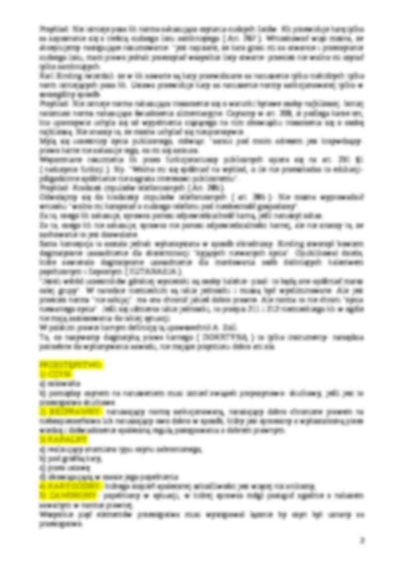 Prawo karne część ogólna i szczegółowa - strona 2