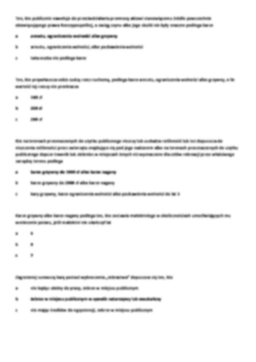 Wykroczenia część szczególna - strona 2