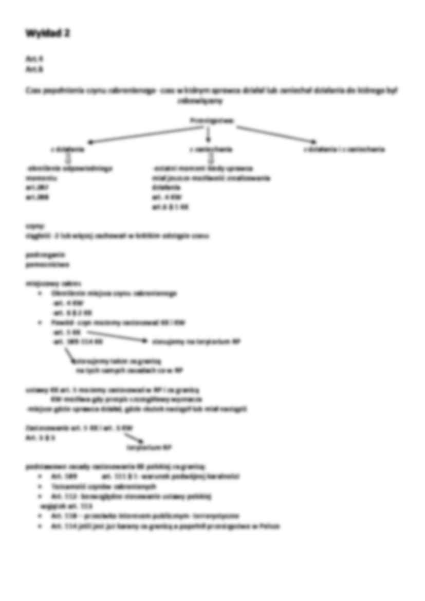 Materialne prawo karne i wykroczeń - wykłady - strona 3