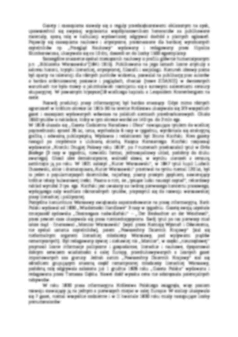 Historia prasy, dziennikarstwo semetr1 - strona 3