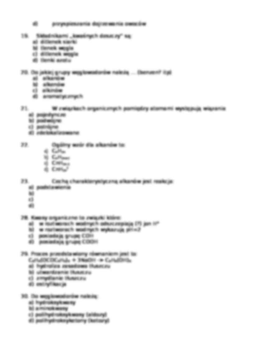 Chemia test - strona 3