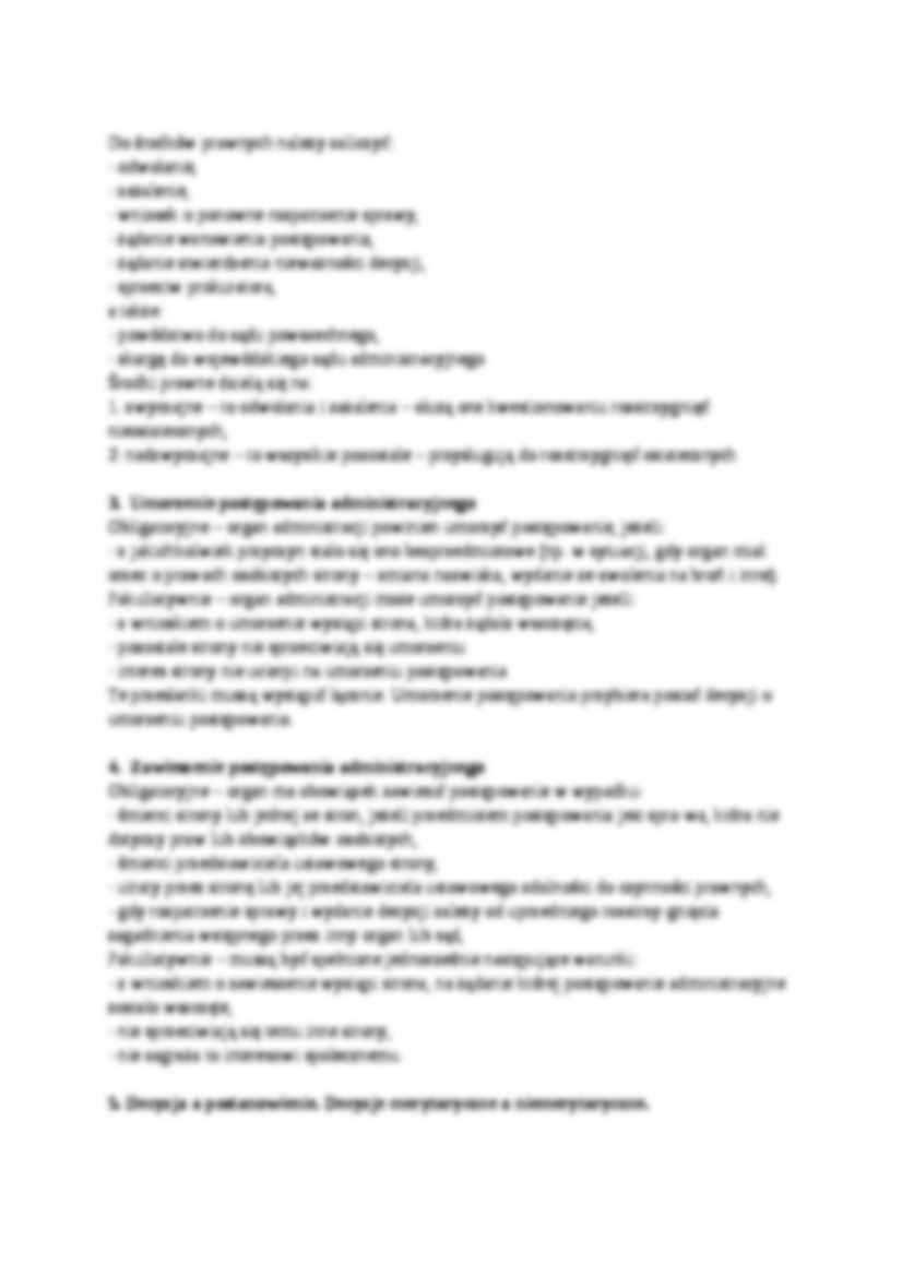 Postępowanie administracyjne - omówienie zagadnień - strona 2