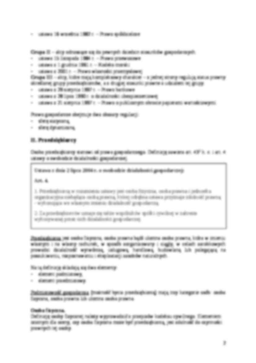 Prawo gospodarcze - wykłady - Upadłość likwidacyjna - strona 2