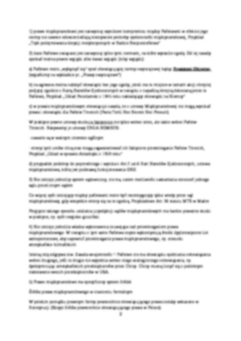 Prawo międzynarodowe publiczne - komplet wykładów - strona 2