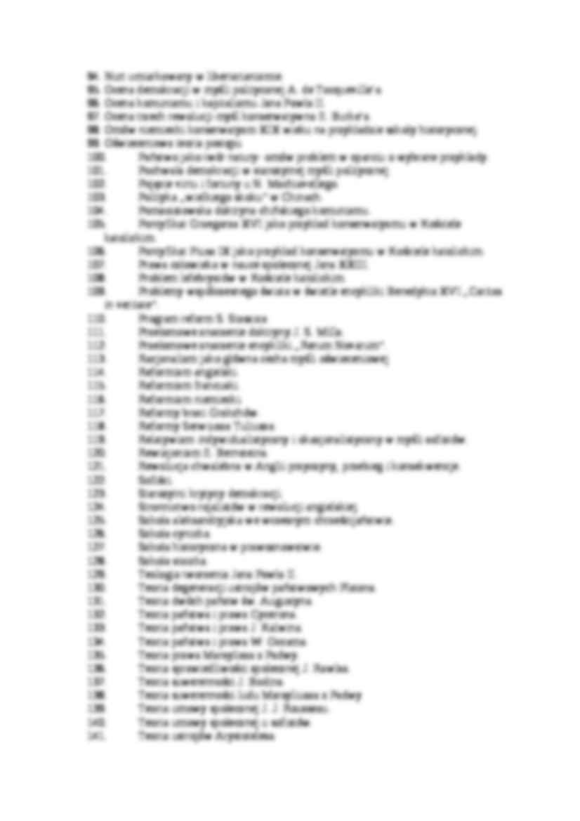 Pytania na egzamin - Myśl polityczna - Konin 2012 - strona 3