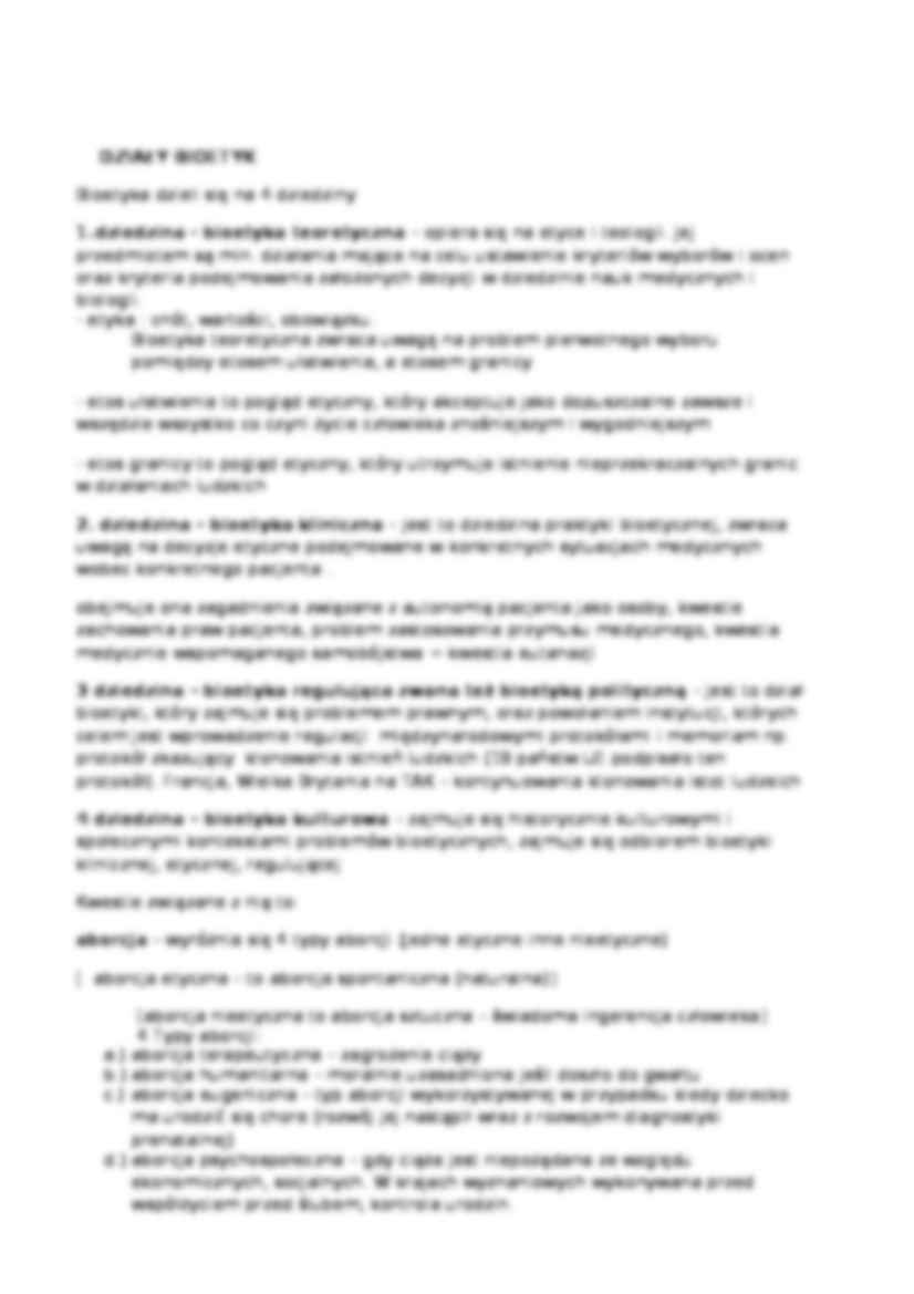 Etyka ogólna oraz szczegółowa. Bioetyka - strona 2