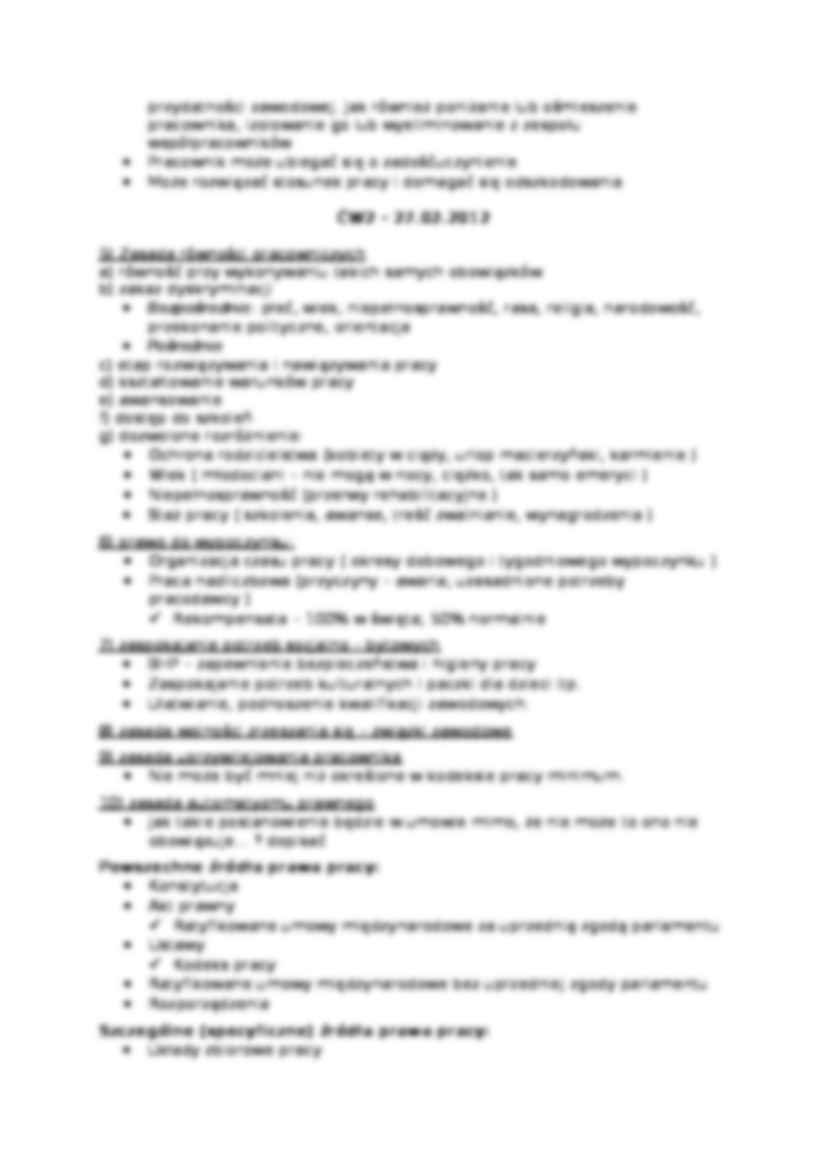 Prawo pracy - dr Matusik Grzegorz - strona 2