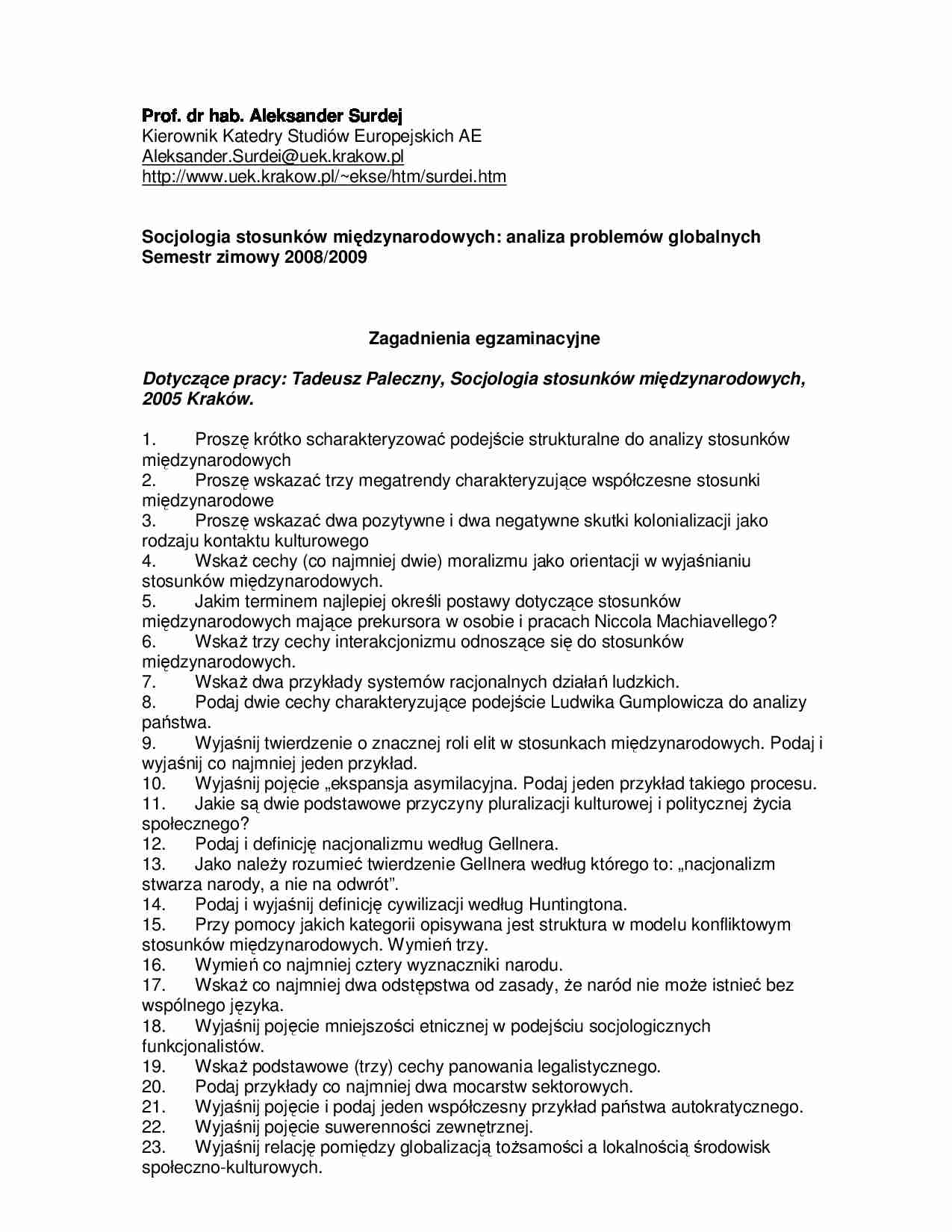 Pytania egzaminacyjne - strona 1