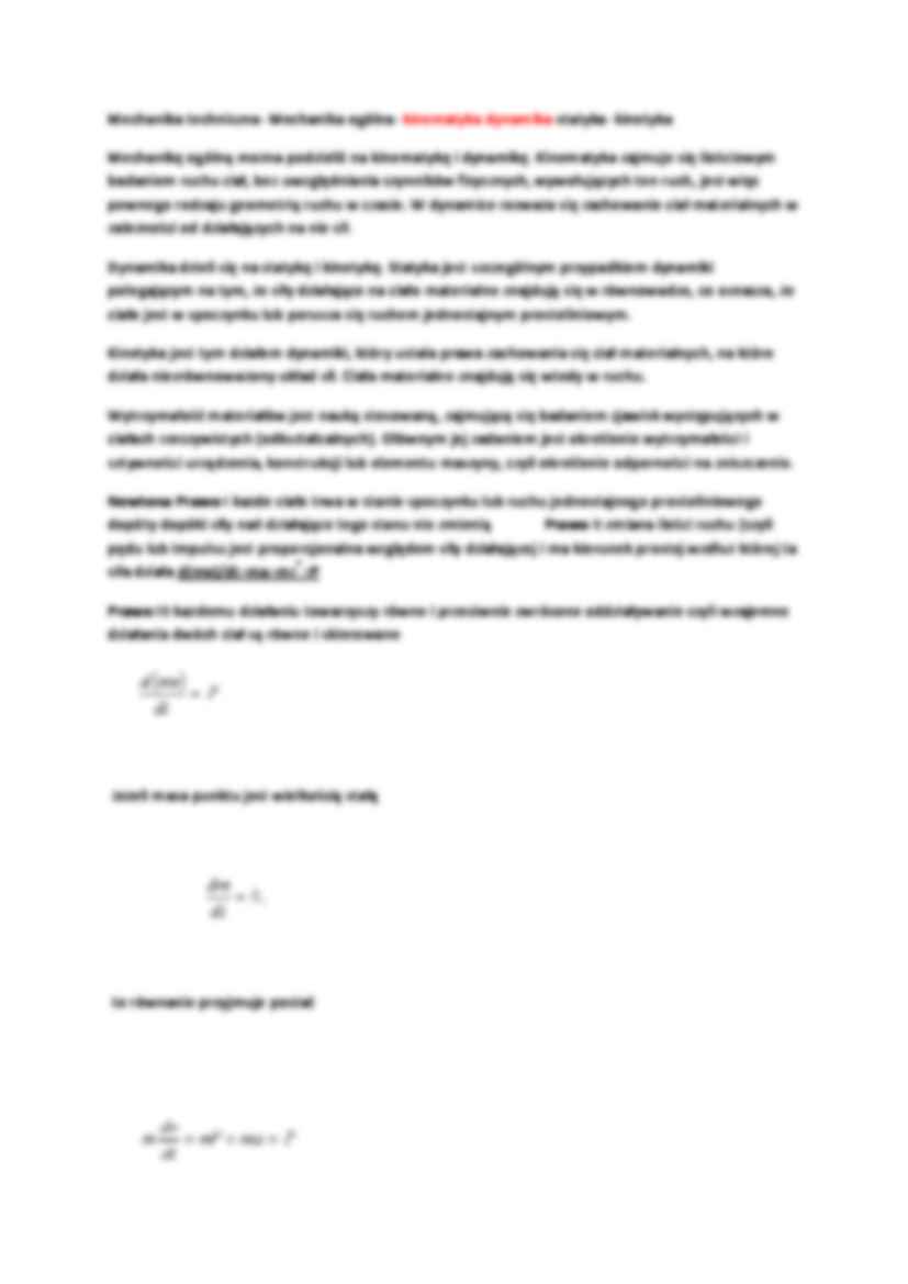 Maszynoznawstwo wprowadzenie - strona 3