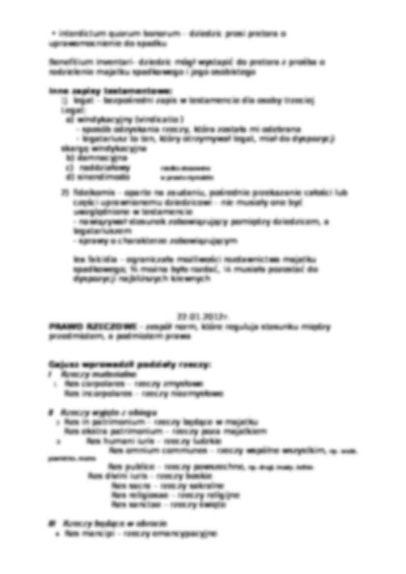 Prawo rzymskie II semestr - strona 3