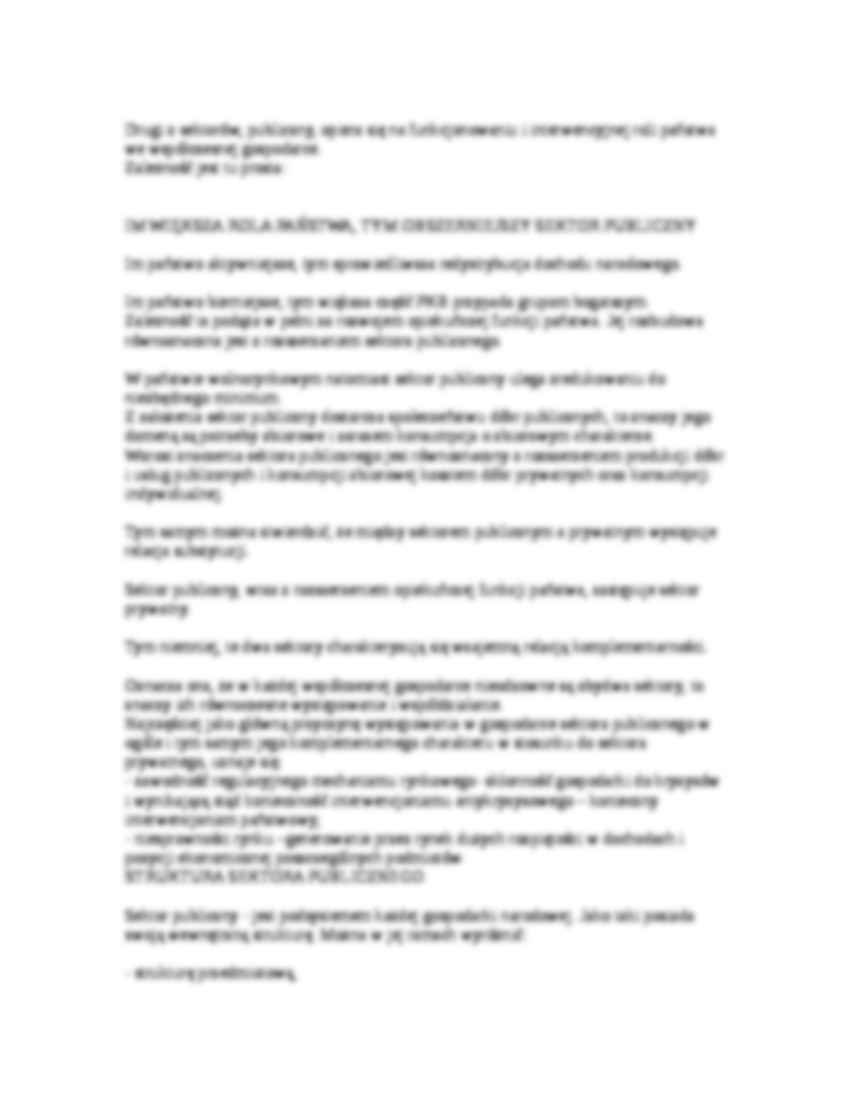 Finanse publiczne - pytania wraz z odpowiedziami - strona 3