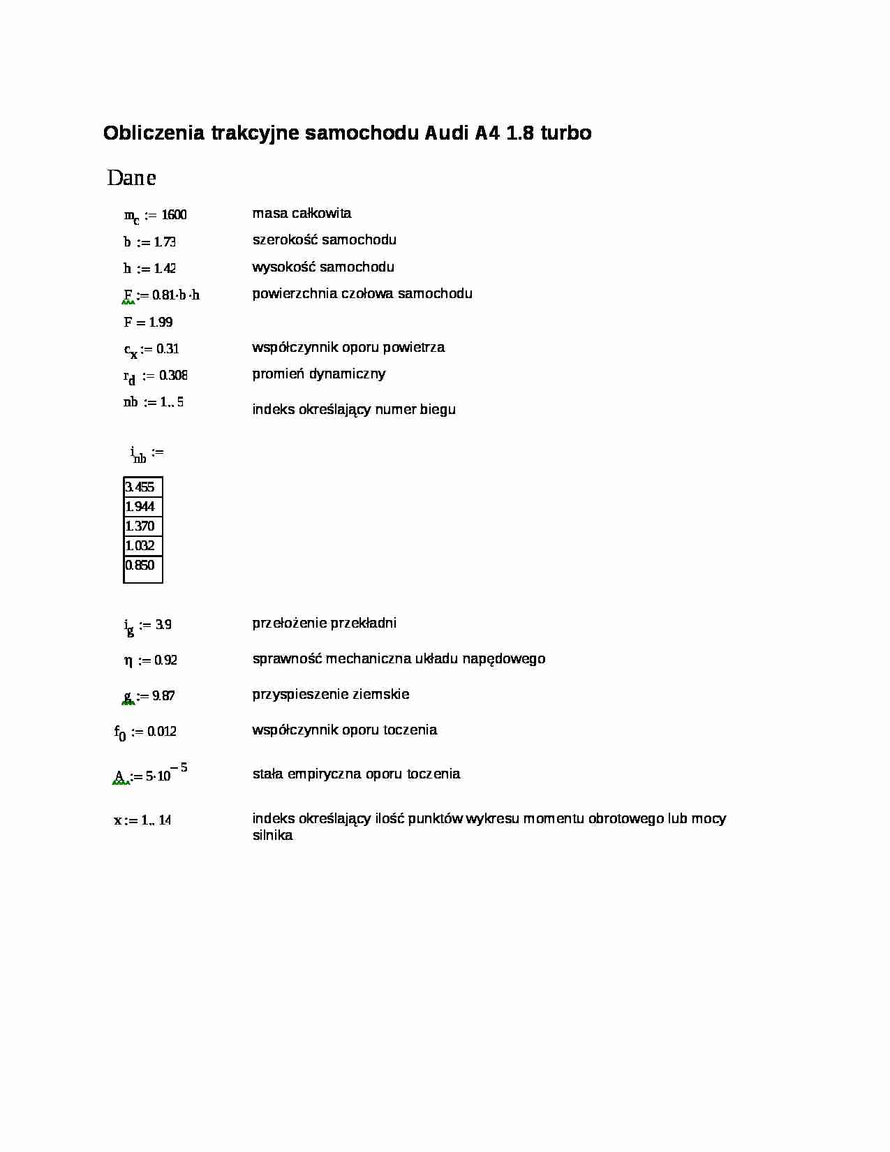 Mechanika Ruchu Labolatorium - strona 1