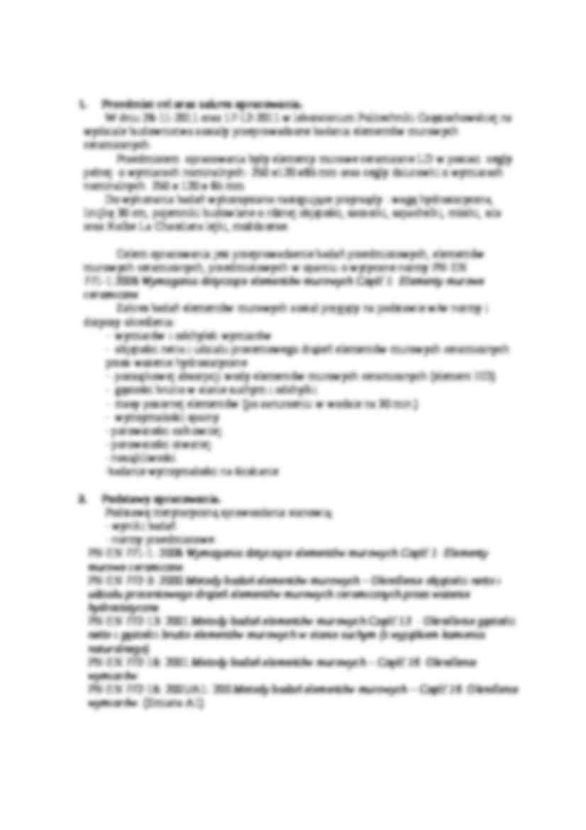 Opracowanie badań labolatoryjnych - strona 3