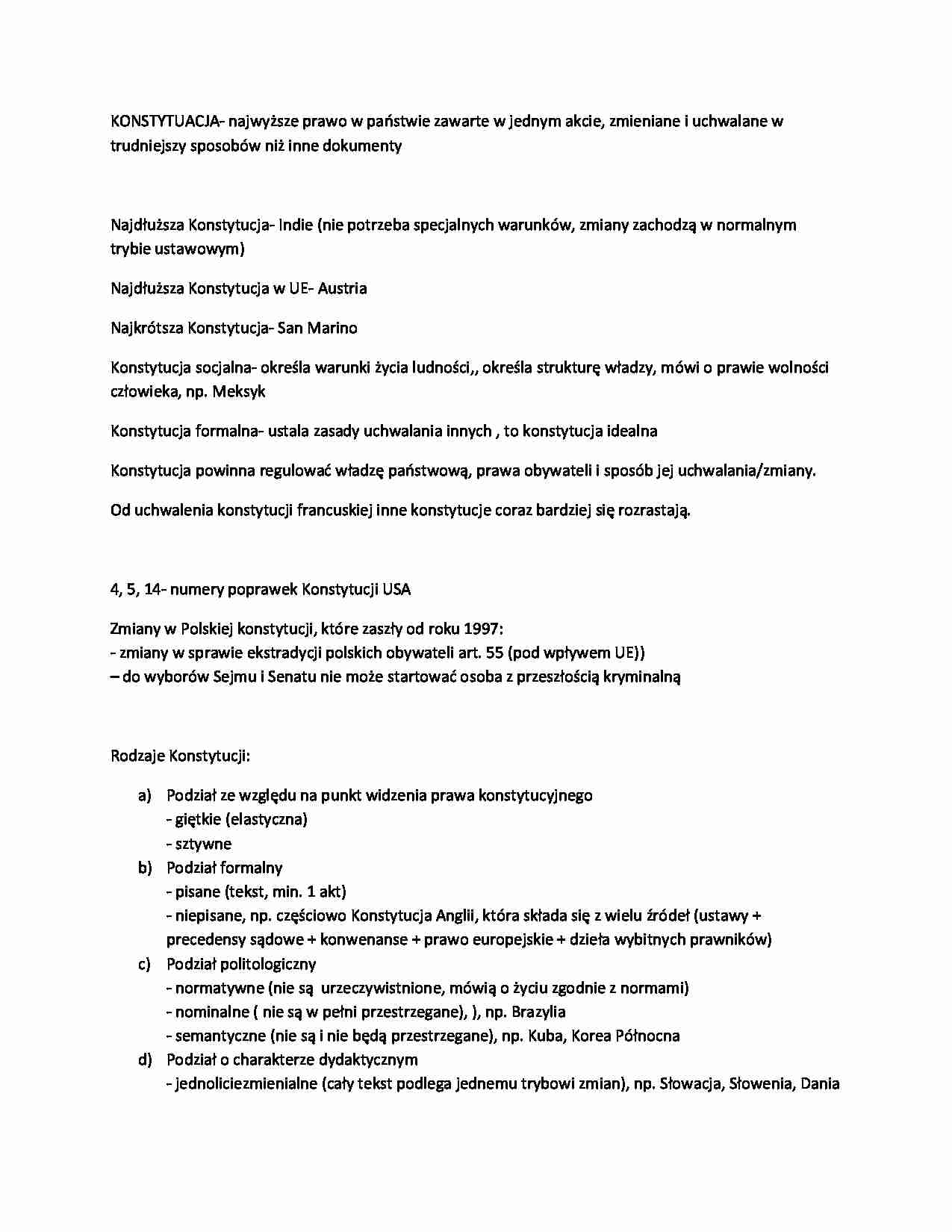 wykładnia konstytucji - informacje wstępne - strona 1