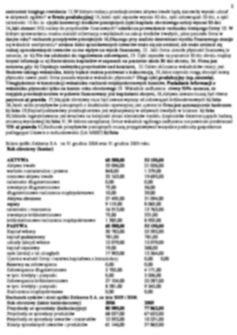 Egzamin - Pytania , odpowiedzi - uek - strona 2