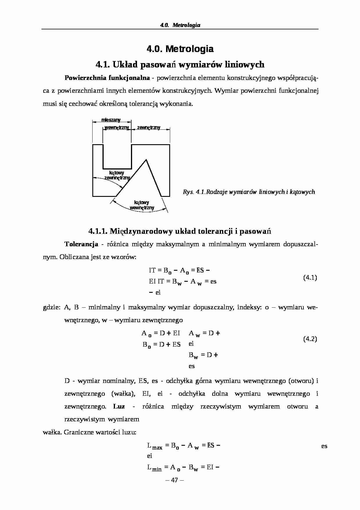 Metrologia notatki - strona 1