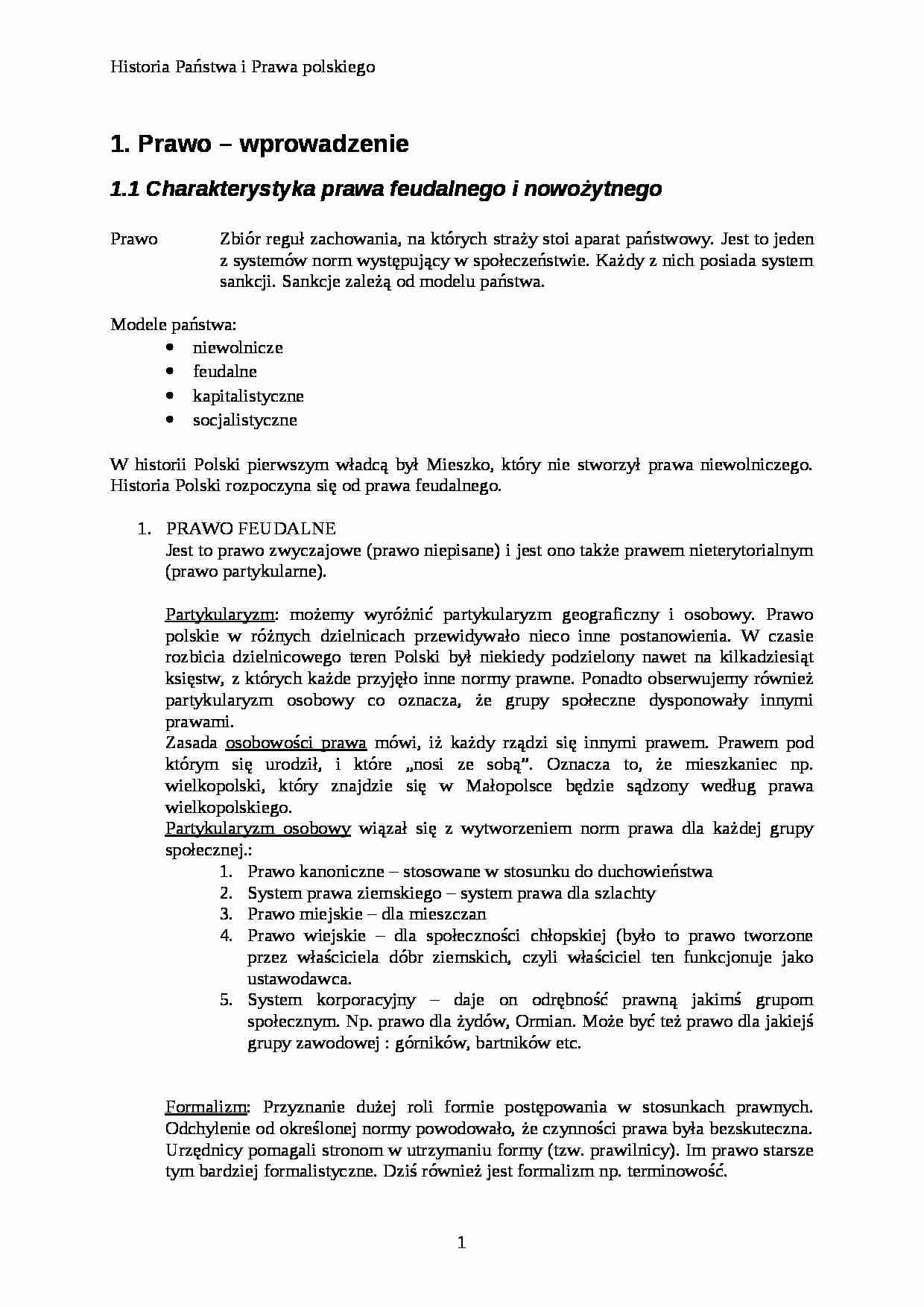 Prawo – wprowadzenie - strona 1