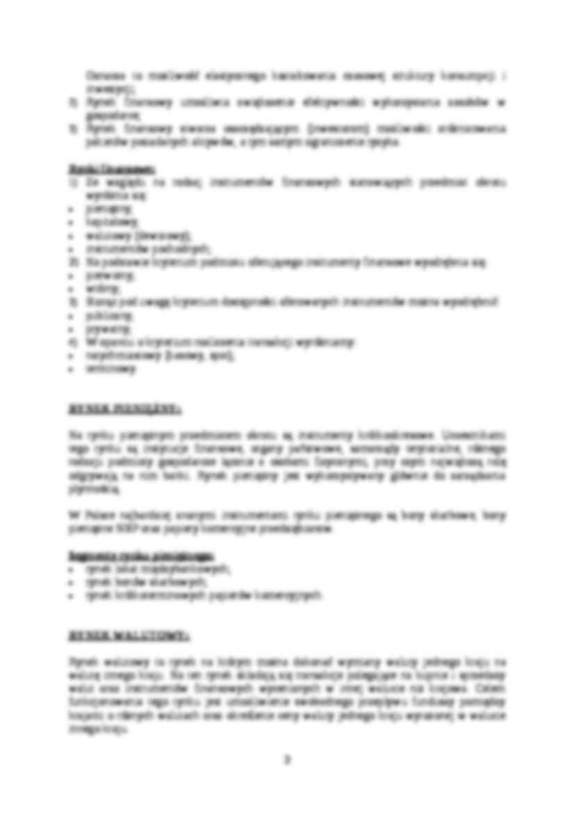 Ogólna charakterystyka rynków finansowych - strona 2