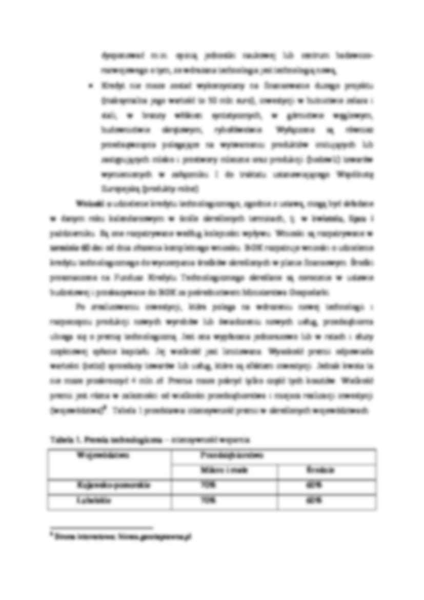 Rola i znaczenie kredytu technologicznego w finansowaniu inwestycji MŚP - strona 3