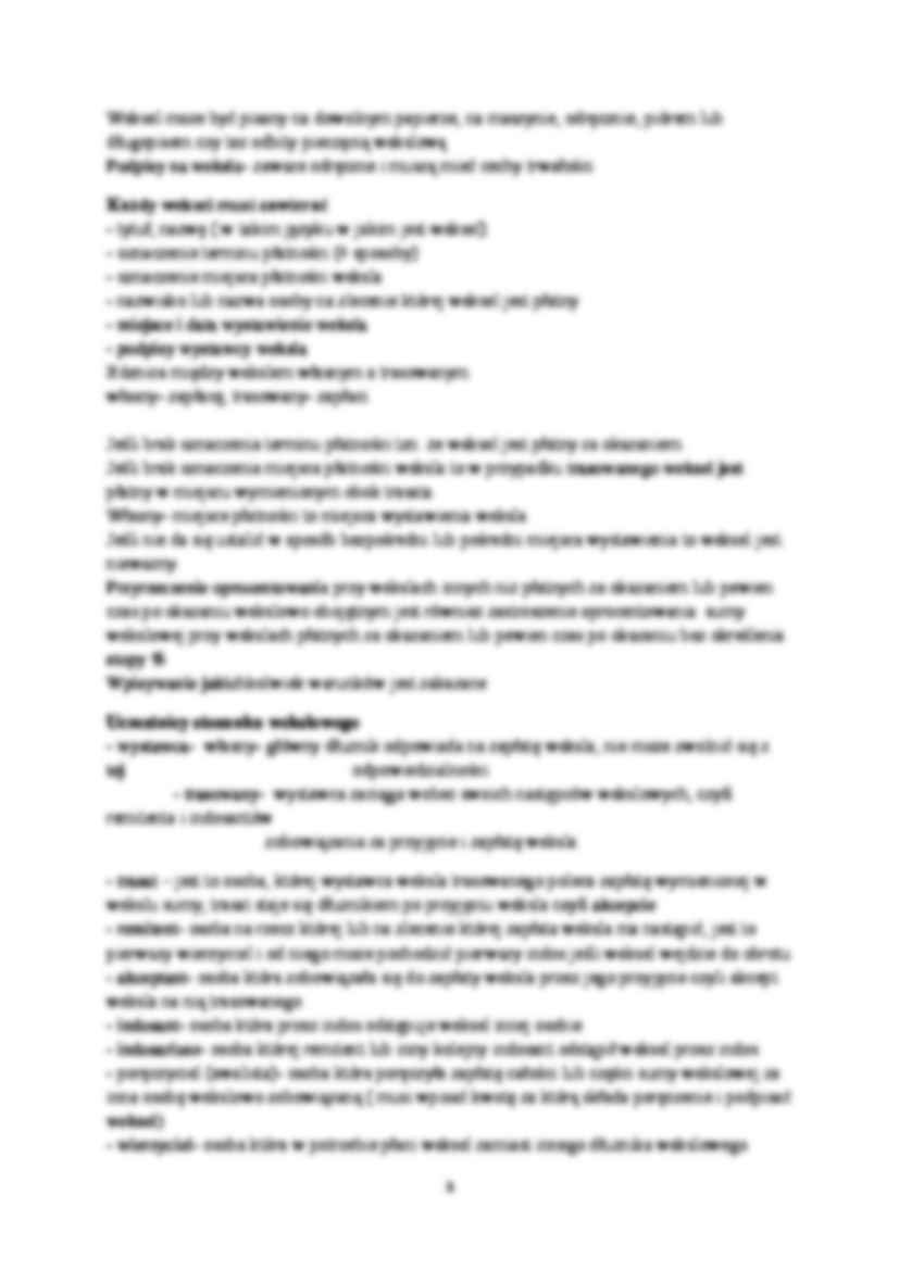 Bankowość - Weksel - notatki z wykładów - strona 3