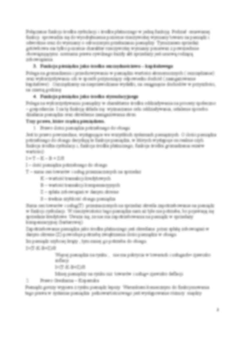 Polityka pieniężna - wykłady - strona 2