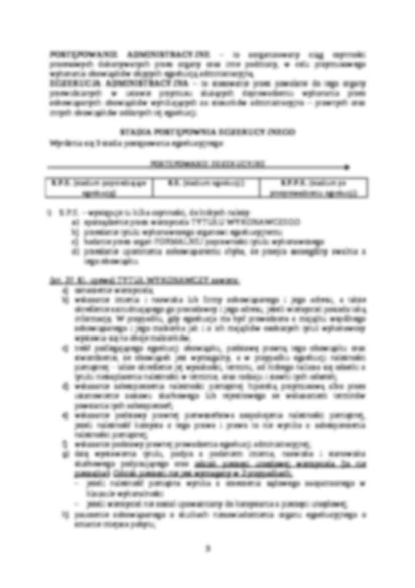 Postępowanie egzekucyjne w administracji - opracowanie - strona 3