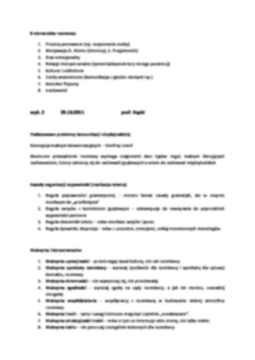 Komunikacja Społeczna - wykłady - Siedem poziomów komunikacji - strona 3