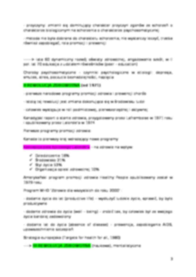 Psychologia zdrowia i choroby - strona 3