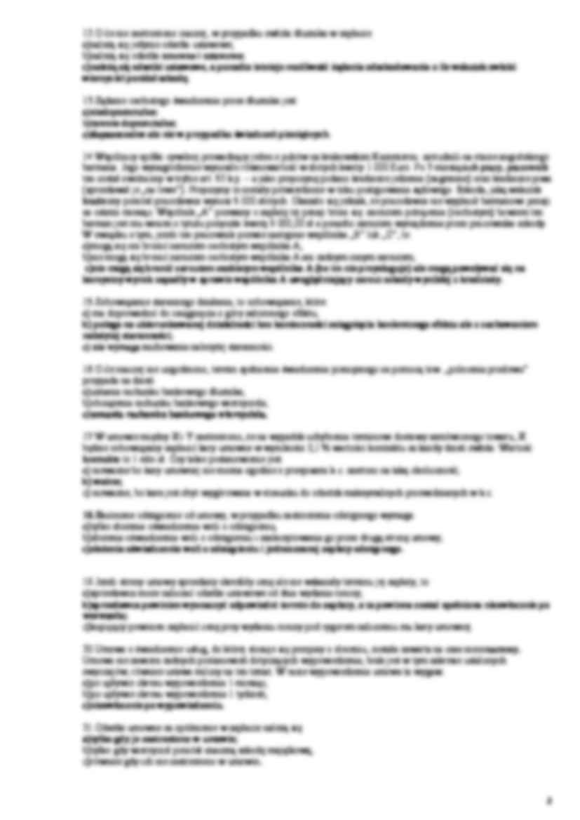 Test z Prawa (Roszczynialski), odpowiedzi - strona 2