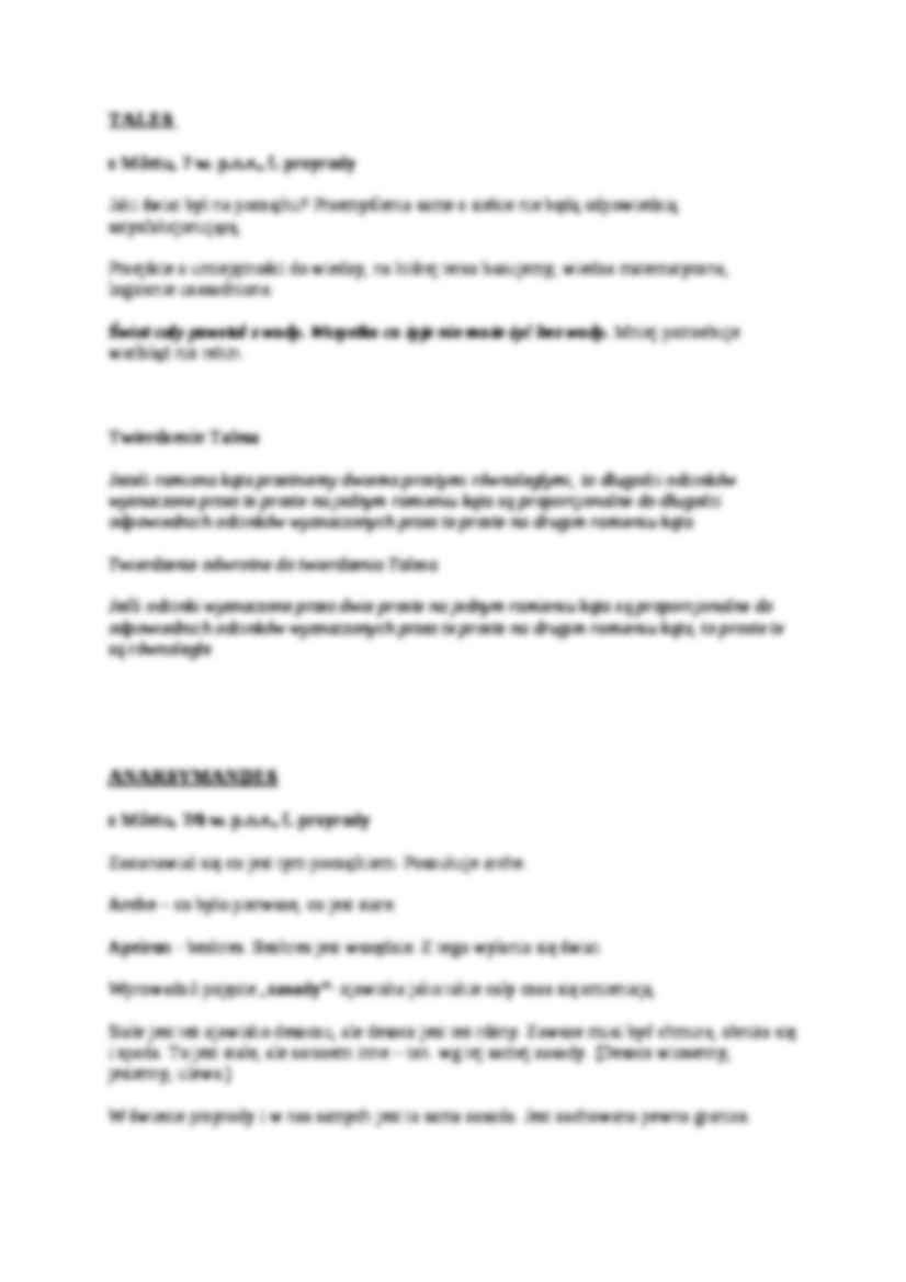 Filozofia - Tales z Miletu - strona 3