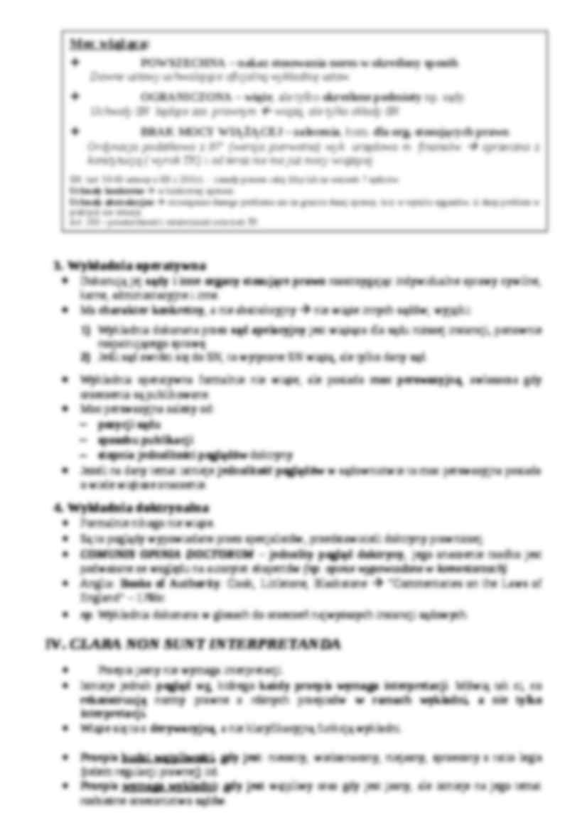 Wykładnia prawa - skrypt - strona 3
