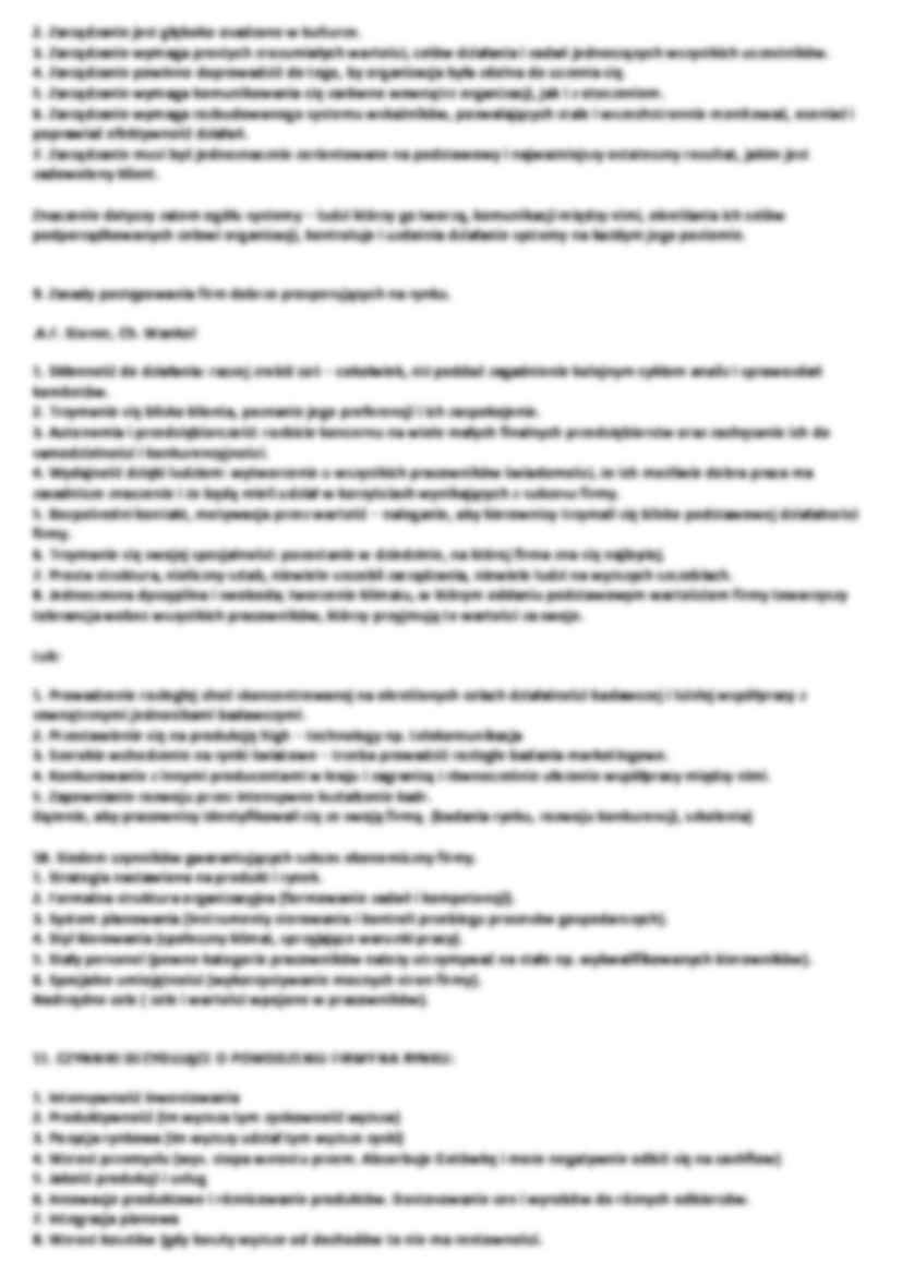 Podstawy Zarządzania pytania - strona 3