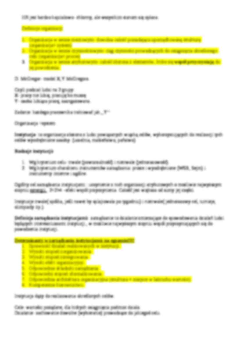 Podstawy zarządzania- wykłady - strona 3