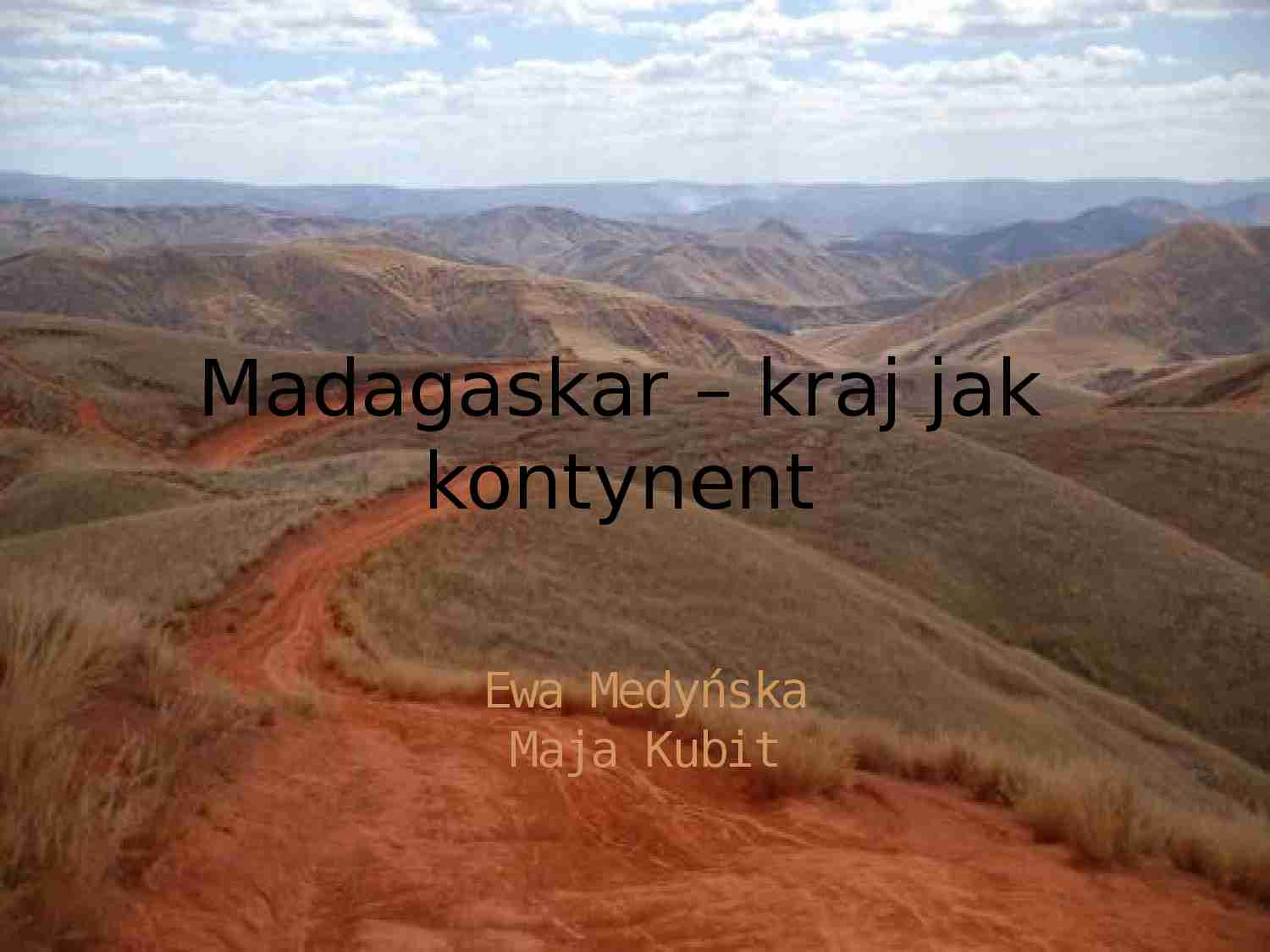 Madagaskar prezentacja - strona 1